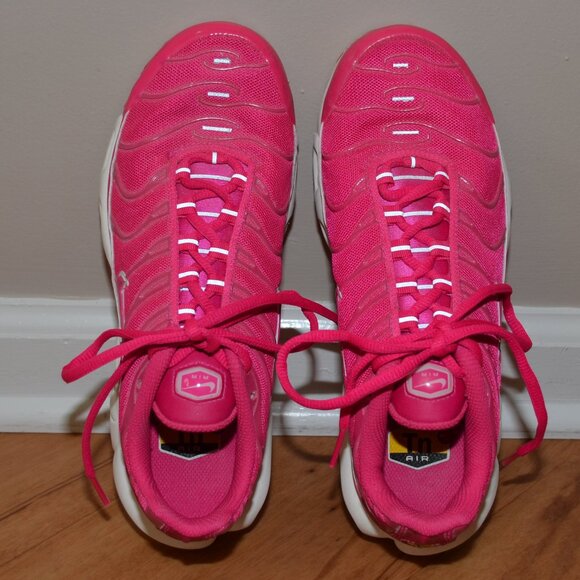 Nike Air Max Plus Hot Pink/white Women's DR9886-600 Size 7 Athletic sneakers - Picture 4 of 10